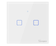 Sonoff Dotykowy Włącznik T1 EU TX (WiFi+RF433 2-kanałowy) - 524640 - zdjęcie 1